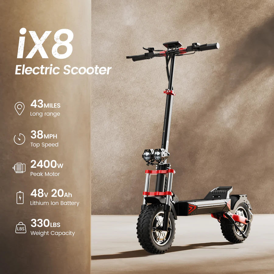 iScooter iX8 Pro 2400W E-Scooter (Off-Road)