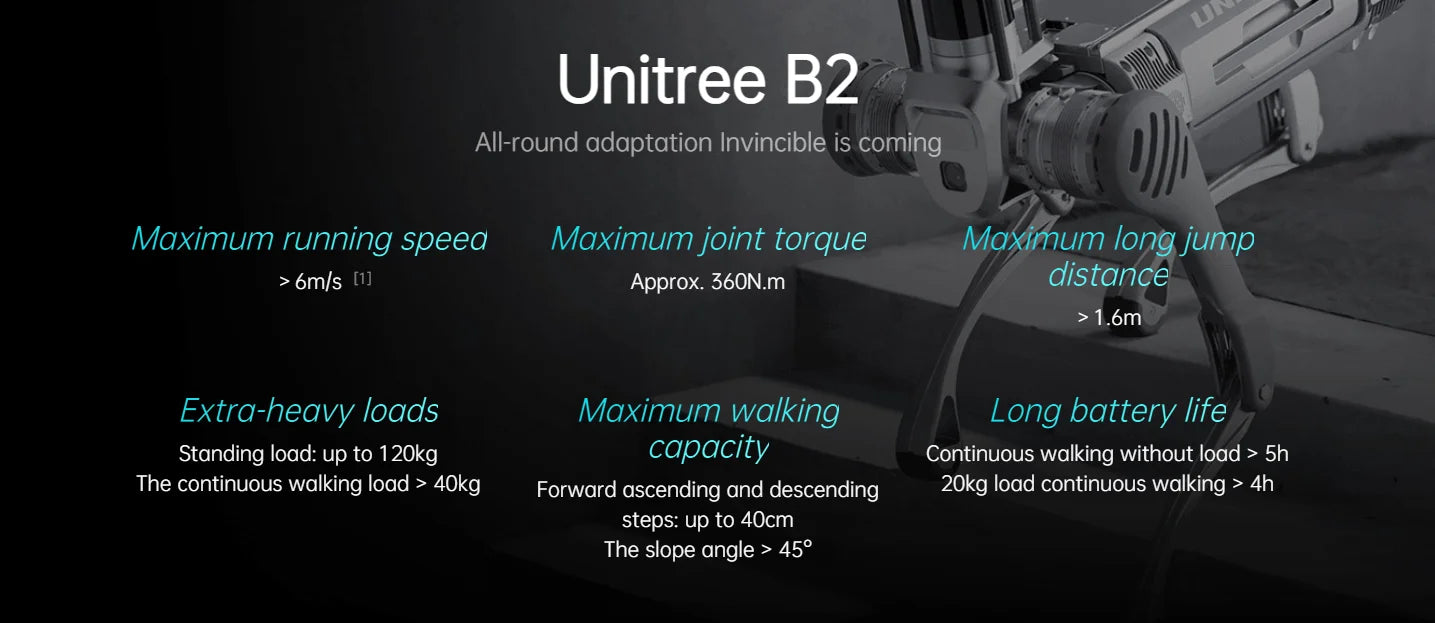 Unitree B2 ALIENGO Bionic Intelligent Robot Dog