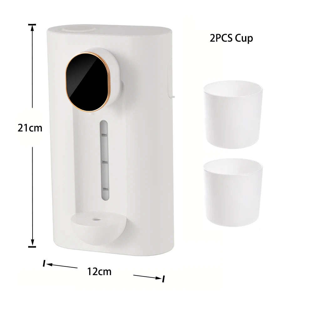 Wall-Mounted Smart Mouthwash Dispenser (With 2 Magnetic Cups)